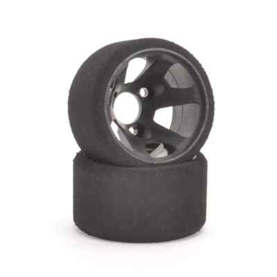Contact GT12 Rear T Foam 35Sh Premontierte Reifen - 46mm Durchmesser/schwarze Felge/1pr JG35RT