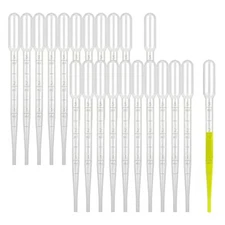 3ml Disposable Plastic Transfer Pipettes,Calibrat Dropper For Lab,DIY Art,200 PC