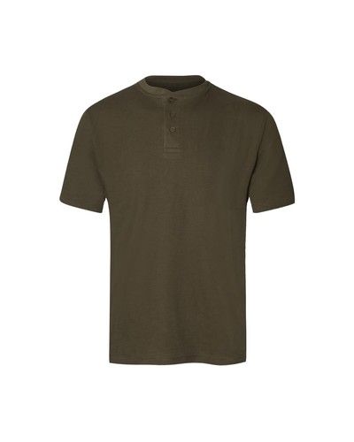 UrbanFit Mens Henley T-Shirt Short Sleeve Waffle Knit Top casual shirt (2310) - Picture 17 of 23