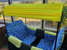 WonderFold W4 Luxe/Elite Set  of Seat Covers, Mat Cover and Canopy ASTRONAUTS 