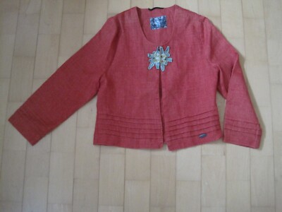 GIESSWEIN  Kinder Mädchen Trachten Jacke Sommer Leinen Gr. 128