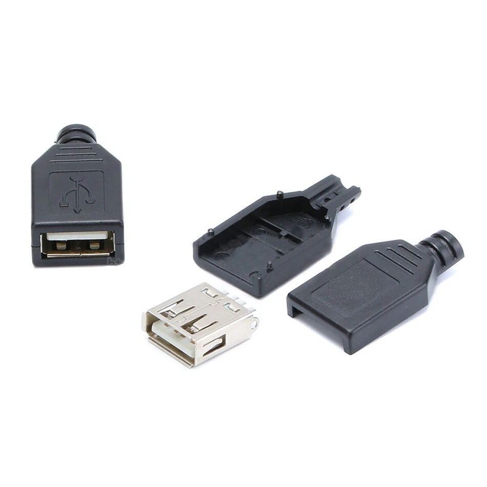 A/B Female Printed Circuit Board Horizontal Mounting USB Socket PCB Connectors - Image 2 of 4