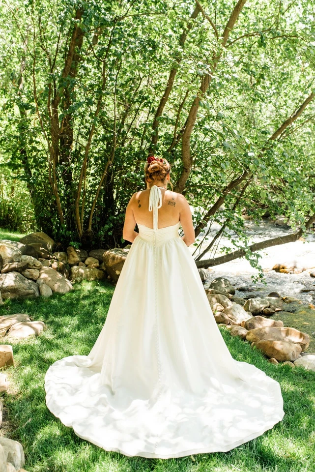 Vestido de novia usado talla 14 Foto 3 de 4