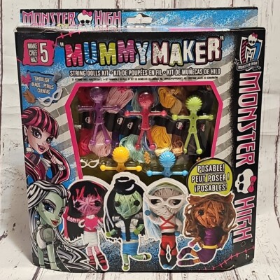 Monster High Mummy Maker String Dolls Craft Kit 2015 Fashion