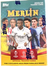 2022-23 Topps Merlin UEFA Soccer Factory Sealed Blaster Box