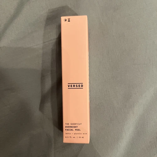 Versed The Shortcut Overnight Facial Peel, .5 OZ 15ml NIB
