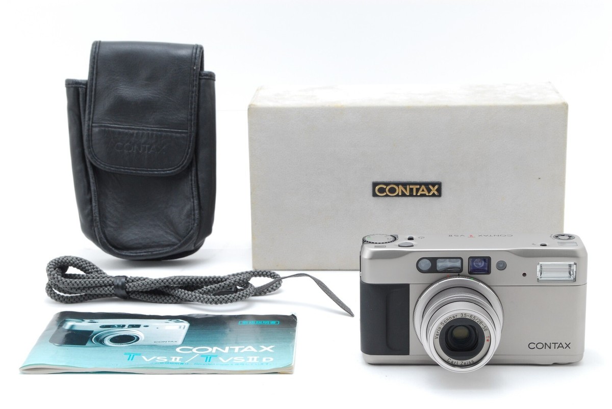 Near MINT CONTAX TVS II D Point & Shoot 35mm Film Camera Body Used