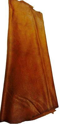 REED LEATHER HIDES - WHOLE SHEEP SKIN 7 to 10 SF - Light Brown Color 