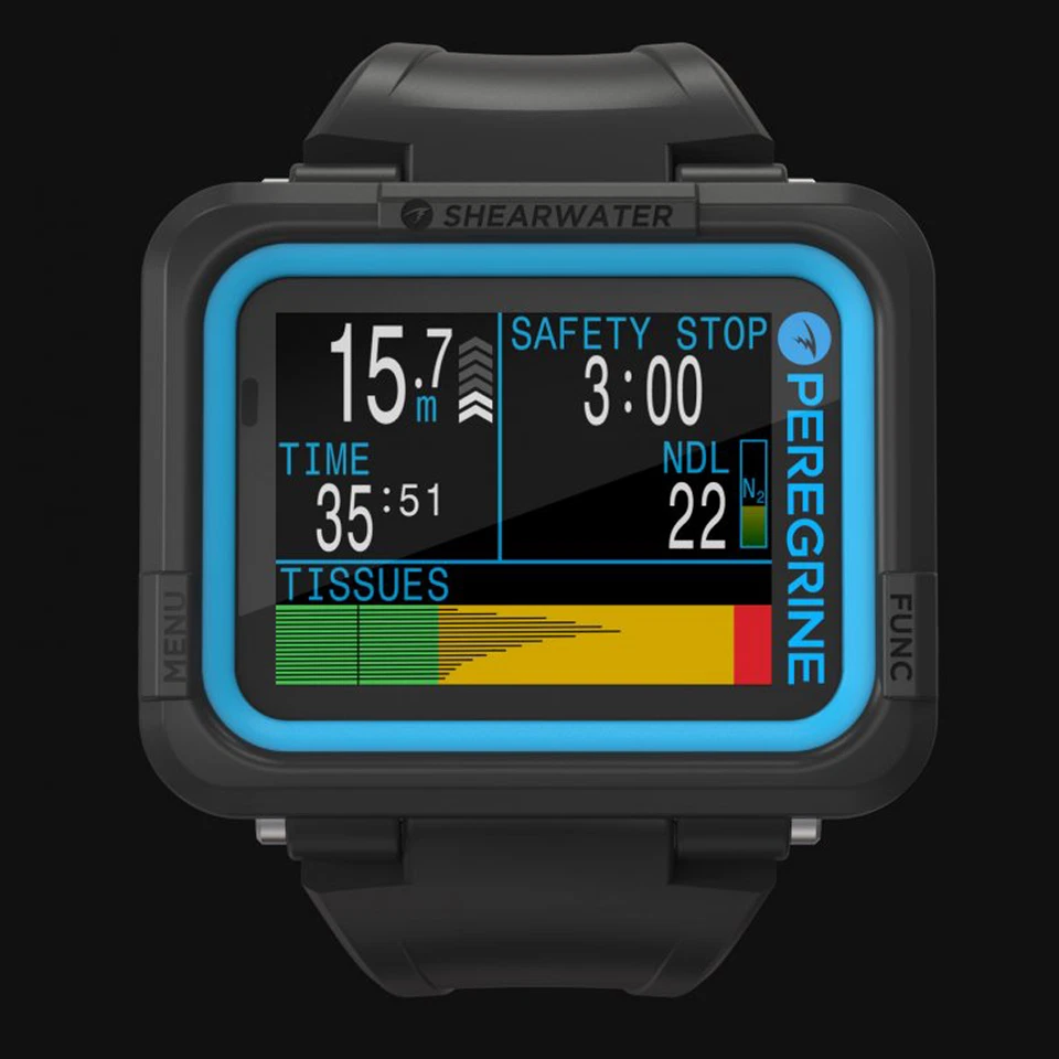 Computer subacqueo Shearwater PEREGRINE - Immagine 2 di 2