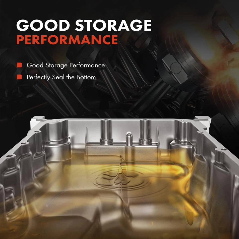 Engine Oil Pan for Chevy Malibu 97-99 Olds Alero Pontiac Grand Am Sunfire 97-02 - Image 3 of 4