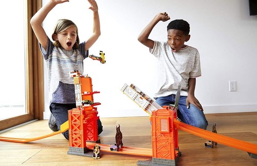 HOT WHEELS PISTA TRACK BUILDER PONTE DELLE ACROBAZIE DWW97 SIGILLATO NUOVO - Foto 7 di 9