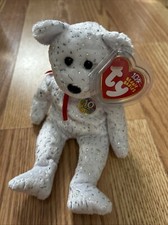 TY BEANIE BABY DECADE the WHITE BEAR - MINT with MINT TAGS - 2002 - RETIRED