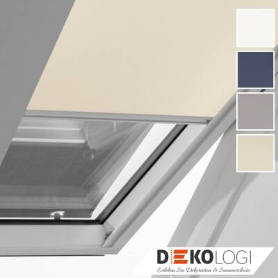 Velux Doppel-Set bestehend aus Sichtschutzrollo und Hitzeschutz-Markise GGL GGU