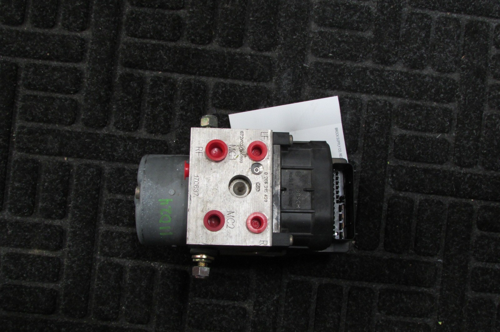 Ferrari 355, Anti Lock Brake Pump, ABS Control Unit, Bosch System, P/N 170638