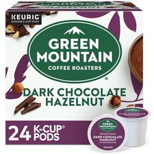 Green Mountain Coffee Roasters Dark Chocolate Hazelnut Coffee K-Cup Pods 24Count