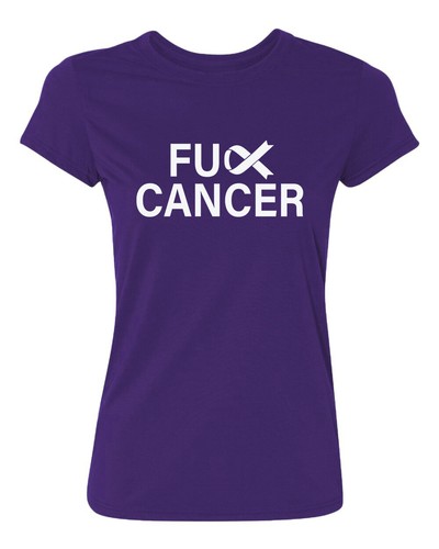 Camiseta para mujer F❤ck Cancer Cancer Awareness - Imagen 18 de 24