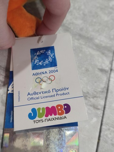 Athens 2004 Olympics Official Mascot Athena 8" Soft Plush Figure Olympic - Picture 5 of 10