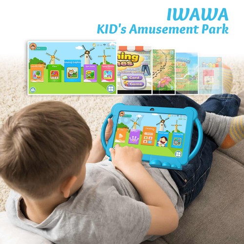 WiFi For Kids Quad Core Tablet PC Android12 Lanyard Case 32GB 7inch Dual Cameras - Picture 6 of 17