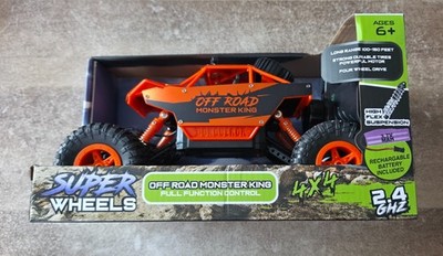 Braha RC 2,4GHZ Super Wheels Off Road Monster King 4x4 - Akku