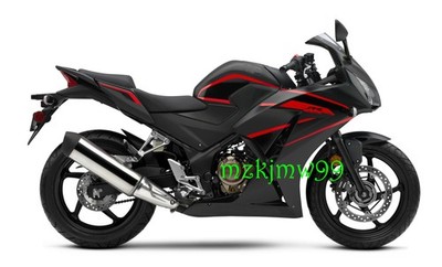 Red Matte Black Injection ABS Fairing Bodywork Kit For Honda CBR300R 2015-2023