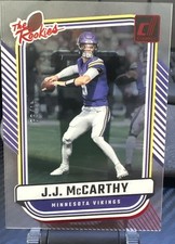 2024 Panini Clearly Donruss - Clearly the Rookies J.J. McCarthy #10 Red /99 (RC)