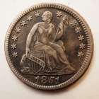 1851    SEATED LIBERTY SILVER HALF DIME   **REALLY NICE** - FREE SHIPPING! C1537