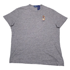 Polo Ralph Lauren Heavyweight Polo Bear T-Shirt Mens 2XL Classic Gray Cotton Tee