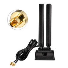 Superbat Tri-Band WiFi 7 Motherboard Antenna Push-On for ASUS Desktop PC, ROG