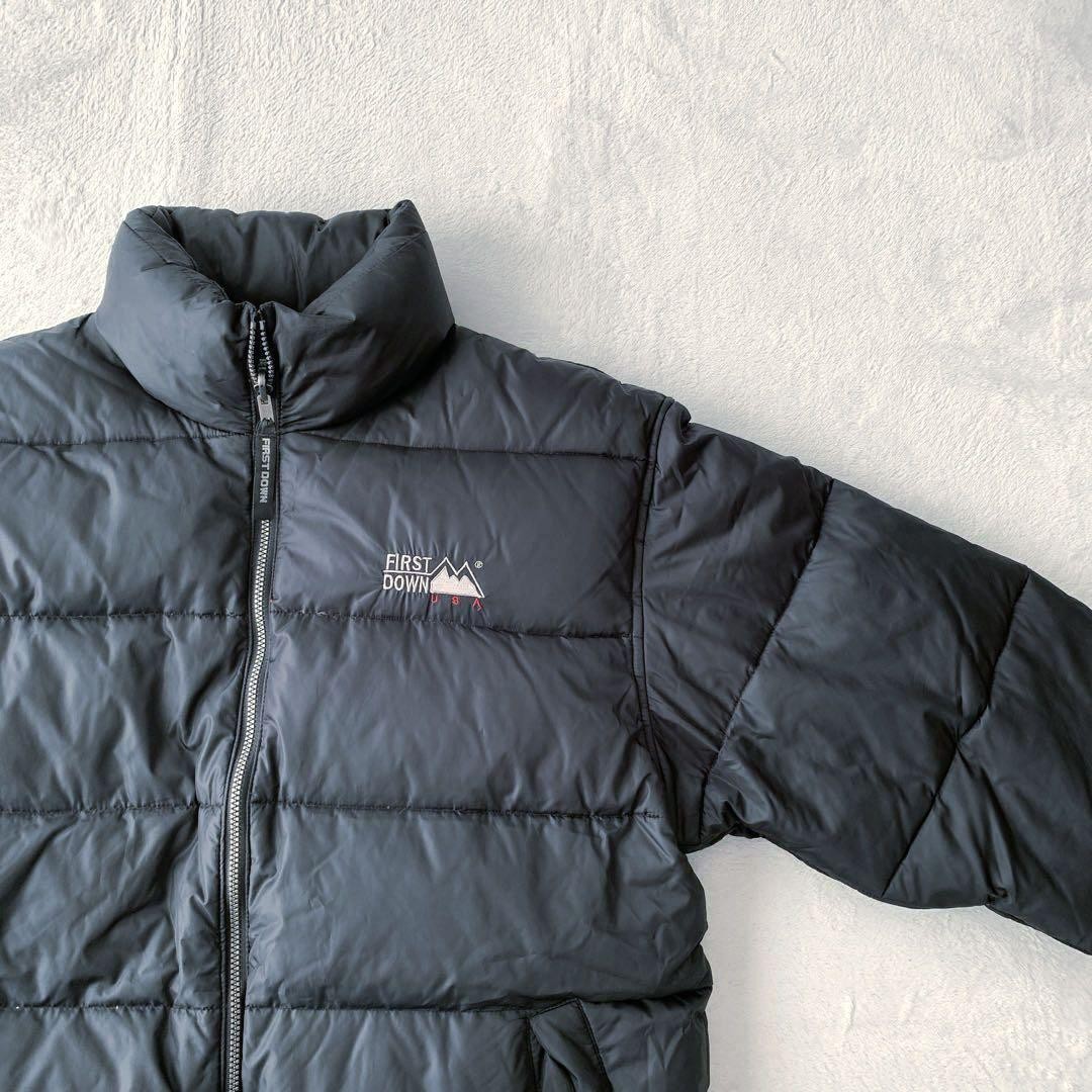 First Down Reversible Thick Down Jacket Men/Women… - image 4