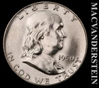 1950 Franklin Half Dollar- FBL- Choice Gem Brilliant Unc+++ Luster #K581