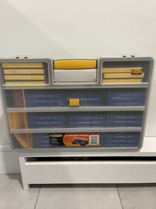 Sizzix Shadow Box Alphabet Set Upper Case 26 Dies + 18 Extra Set Storage Case