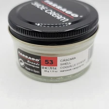 Tarrago Shoe Polish # 53 Shell Cream Leather Protector 1.76 oz. 50ml Boot