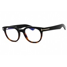 Tom Ford Men's Eyeglasses Black/Other Oval Acetate Full Rim Frame FT5807-B 005