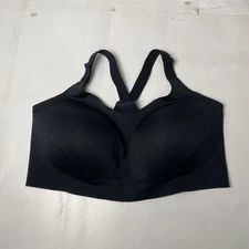 All in Motion Black Racerback Sports Bra Wireless High Impact Plus Size 2X