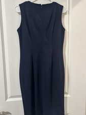 navy calvin klein pencil dress
