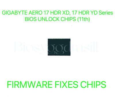 GIGABYTE AERO 17 HDR XD, 17 HDR YD Series, ADMIN NO PASSWORD FIRMWARE BIOS CHIP