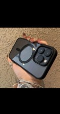 iPhone 14 pro max Magsafe Black Clear Case