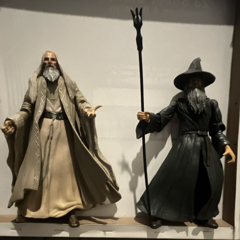 The Lord of the Rings Gandalf & Saruman 