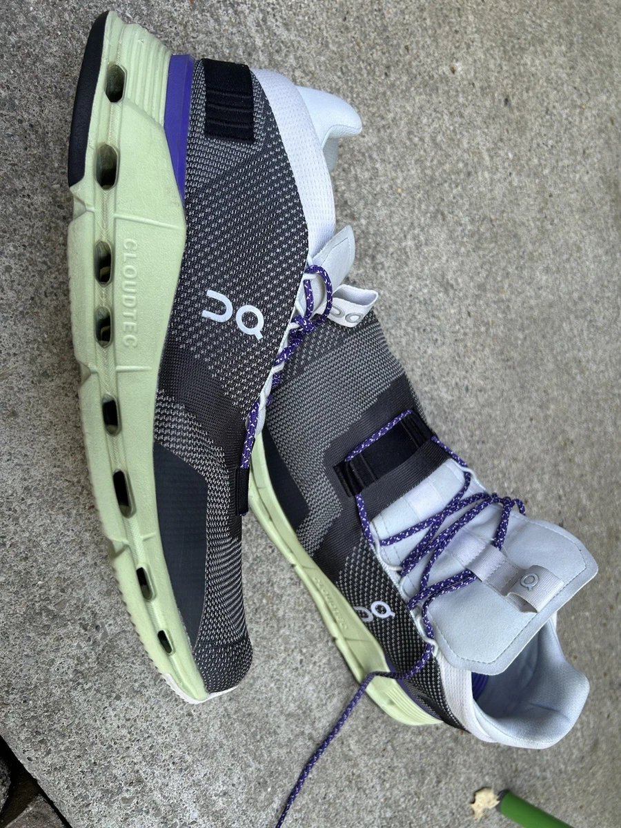 On Cloud Cloudnova Rock Meadow Men’s 8.5 Running Shoes Gray Green Sneakers NEW Men main image 2