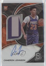 2019 Panini Spectra Rookie Jersey FOTL Wave Prizm 28/39 Cameron Johnson Auto 6fs