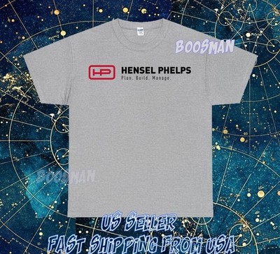 HOT NEW HENSEL PHELPS GENERAL CONTRACTOR LOGO FUNNY T-SHIRT USA SIZE S - 5XL