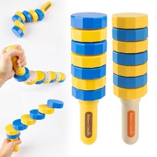 True Balance Handheld Wooden Coordination Toy - Fun Brain Puzzle Game OY