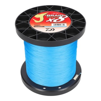 Daiwa J-Braid Grand X8 Braid 0,22mm 19,5Kg 1350m Island Blue geflochtene Schnur