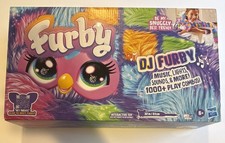 VGC FURBY DJ Interactive Toy Snuggly Rainbow Electronic Plush Music Lights 32