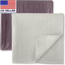 Organic Muslin Swaddle Blankets - 100 Cotton for Girl and Boy - Receiving Blank