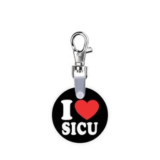 I Heart SICU Smart CodeClip Keychain Digital Badge Buddy