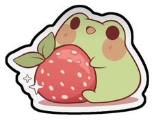 4 - Pack - Frog - Sticker