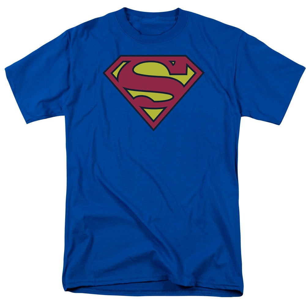 s様オーダー Superman Classic Logo Symbol Shield DC Comics Adult T-Shirt | eBay