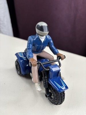 Vintage Schaper Stomper ATC 350 w Rider 3 Wheeler ATV Blue -Non-Op- CLEAN