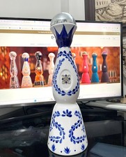 Empty Clase Azul Tequila Reposado 70cl Blue Bottle ? Collectible ? Decorative Di